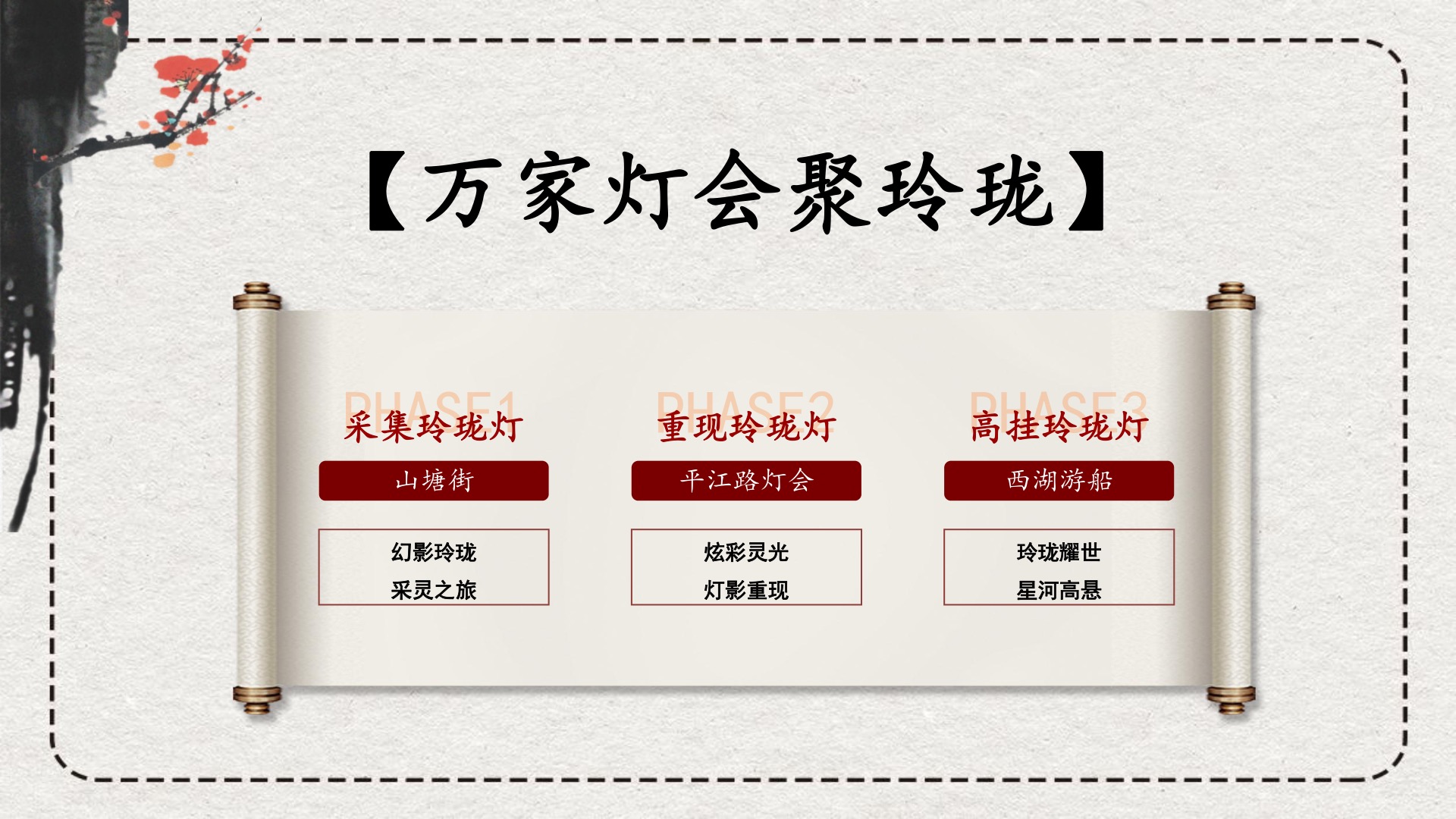 铺场景 · 三城采灵之旅